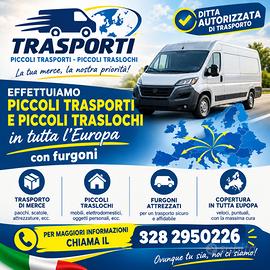 Trasporto merci e piccoli traslochi