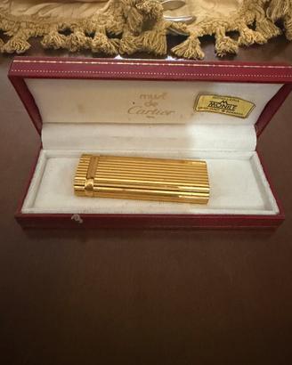 Accendino cartier vintage oro