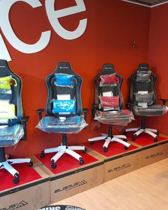 Poltrone gamig vasta esposizione in showroom