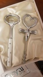 Set cavatappi e apribottiglia decorati