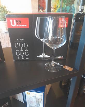 bicchieri in cristallo 