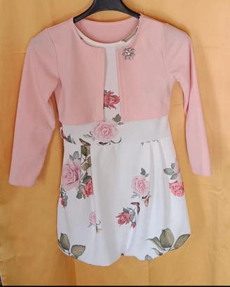 vestito bambina original marines rosaBiancoanni 12