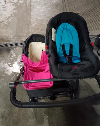LETTINO + FASCIATOIO + PASSEGGINO GEMELLARE