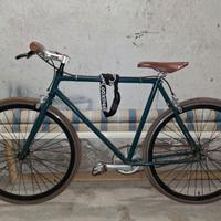 Bicicletta fixed/libera colorazione vintage