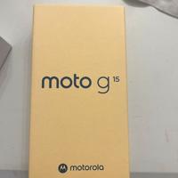 MOTOROLA G15 NUOVO