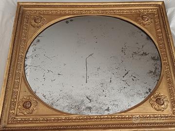 Specchio antico dorato 80x100 cm