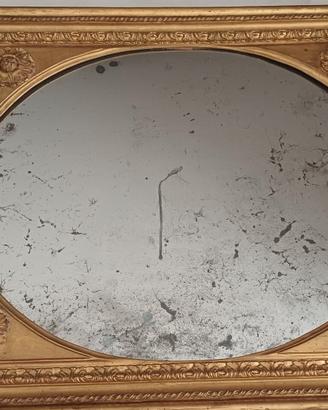 Specchio antico dorato 80x100 cm