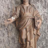 antica scultura sacra in legno