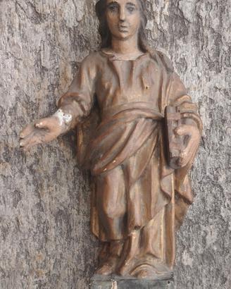 antica scultura sacra in legno