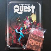 Burger King's Quest libro + dadi nuovi sigillati