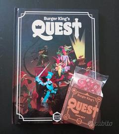 Burger King's Quest libro + dadi nuovi sigillati