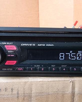 autoradio sinto-cd stereo sony rds mp3 wma