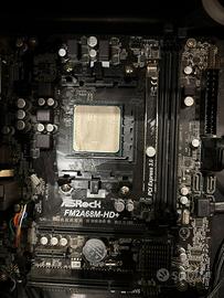 Mobo asrock matx + cpu athlon x4 amd