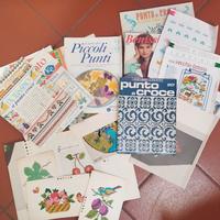 Riviste varie punto croce