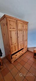 mobili per camera in legno di pino