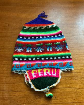 Cappello Chullo Peruviano in Lana