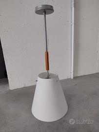 Lampadario in vetro 