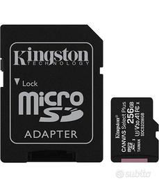 Scheda SD 256 GB Kingston Classe 10 - Micro SD 