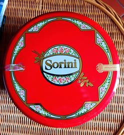 Scatola latta vintage Sorini