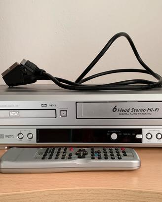 Videoregistratore Funai VHS/DVD con telecomando