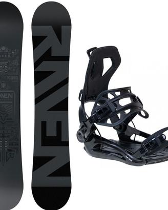 SET SNOWBOARD 159W E ATTACCHI FASTEC SP L -  XL