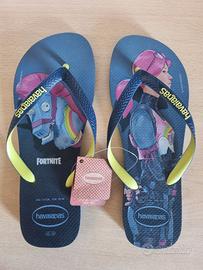 Havaianas Top Fortnite, Infradito Blue, 43/44 EU