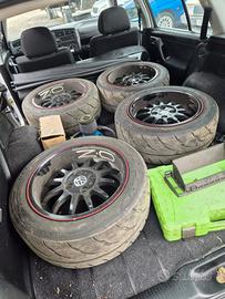 Cerchi in lega canale rovesciato 4x100 R15