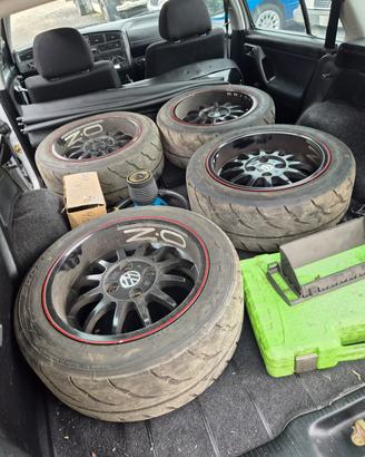 Cerchi in lega canale rovesciato 4x100 R15