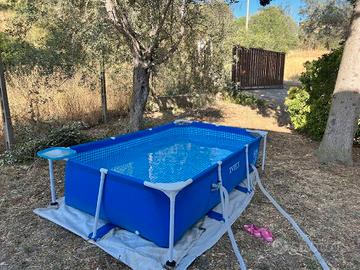 Piscina Intex 260x160x65 + pompa/filtro e access.