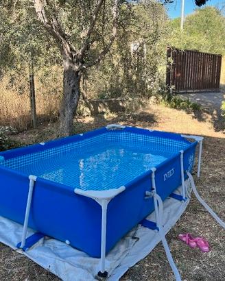 Piscina Intex 260x160x65 + pompa/filtro e access.