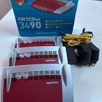 3 modem router AVM FRITZ!Box 3490 - rete Mesh_RJ45