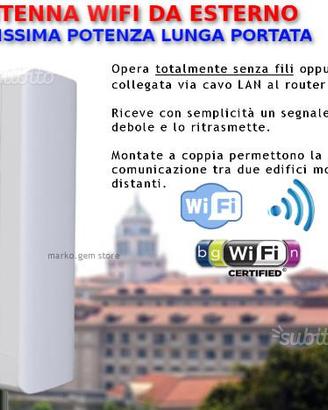 Antenna WiFi da esterno alta potenza amplificatore