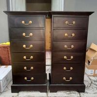 Cassettiere gemelle a colonna