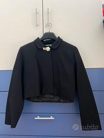 Giacca corta nera primaverile da donna - Taglia S