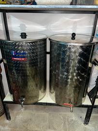 Fusti / Contenitori in acciaio inox per alimenti