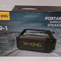 Altoparlante bluetooth W-King D9 Nuovo