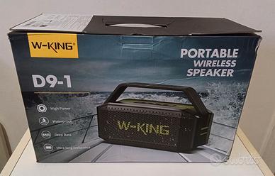 Altoparlante bluetooth W-King D9 Nuovo
