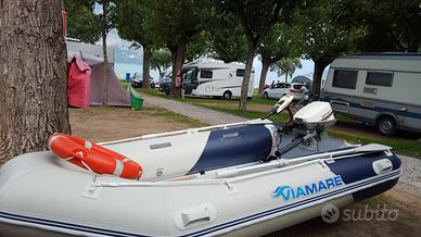 GOMMONE VIAMARE 330 ALU con fondo in alluminio