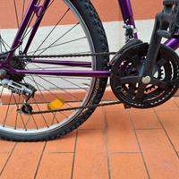 Bicicletta con casco