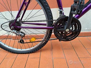 Bicicletta con casco