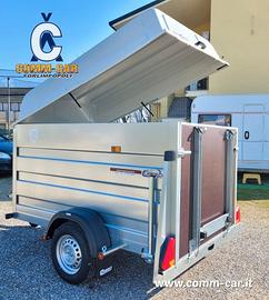 CARRELLO RIMORCHIO CRESCI PT6F FURGONE CON RAMPA D