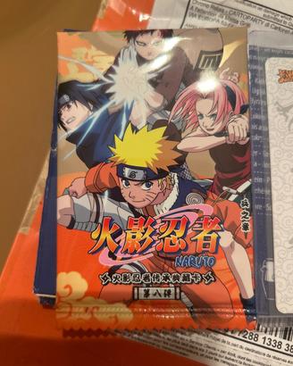 pacchetto di carte collezionabili di Naruto