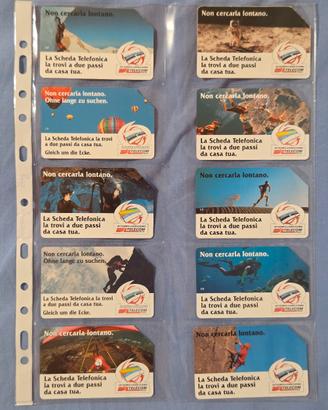 Set 10 Schede Telefoniche "Non Cercarla Lontano"