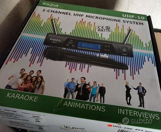 Radiomicrofono gelato UHF Ibiza