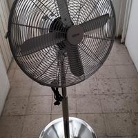 VENTILATORE SU PIANTANA CROMATO
