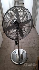 VENTILATORE SU PIANTANA CROMATO