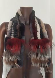 sciarpa in visone, Rex e cincillà 