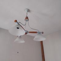 Lampadario in vetro per soggiorno