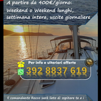 Vacanza e gita in barca a vela