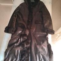 Cappotto da donna Arpel in pelle e pelliccia 